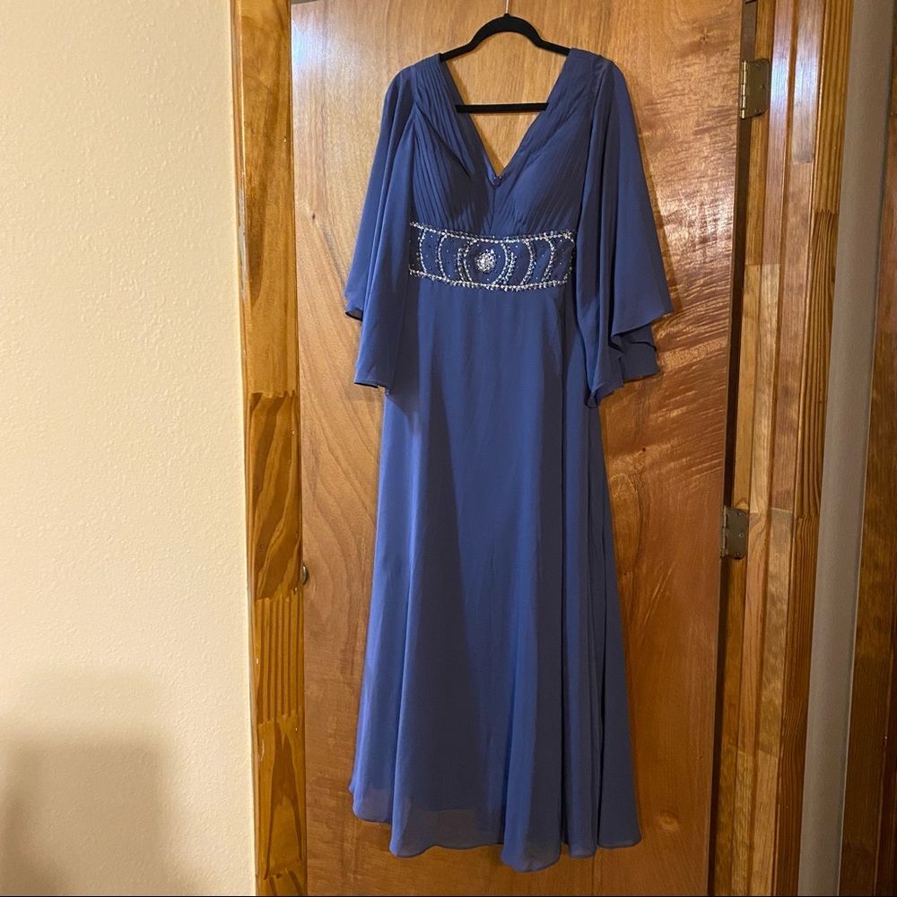 JJ’s House MOTHER OF BRIDE DRESS in Stormy